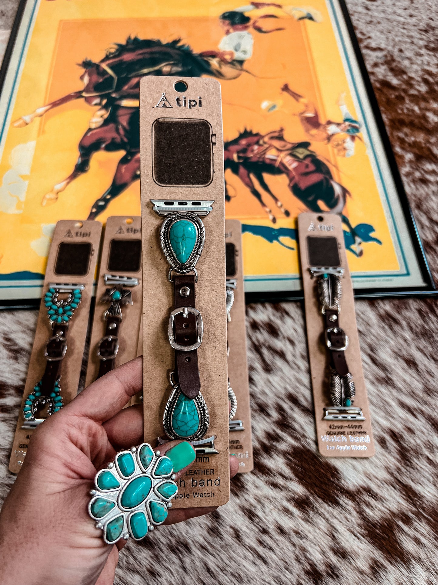 Turquoise Apple Watch Bands - The Vintage Emmie