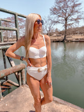 The San Marcos Swimsuit (White 2 Piece)