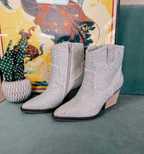 The Bovina Rhinestone Booties (Silver)
