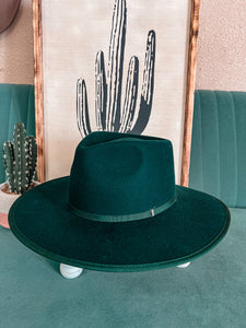 The Billy Masterson Felt Hat (Hunter Green)