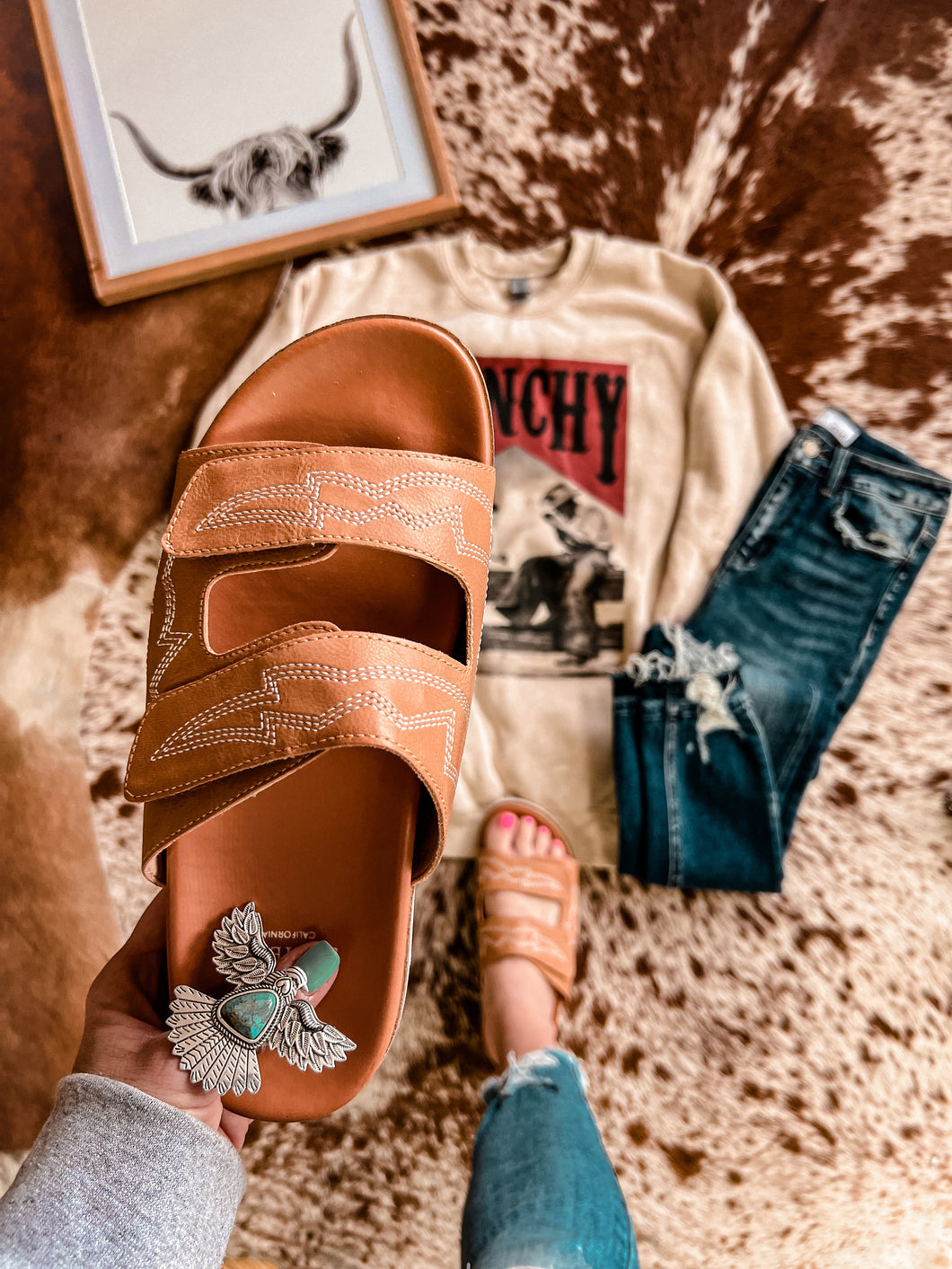 The Slidell Sandals (Tan)