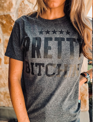 Pretty Bitchin Tee (Charcoal)