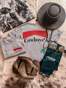 Cowboys Graphic Tee (Grey)