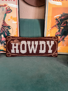 Howdy Throw Pillow