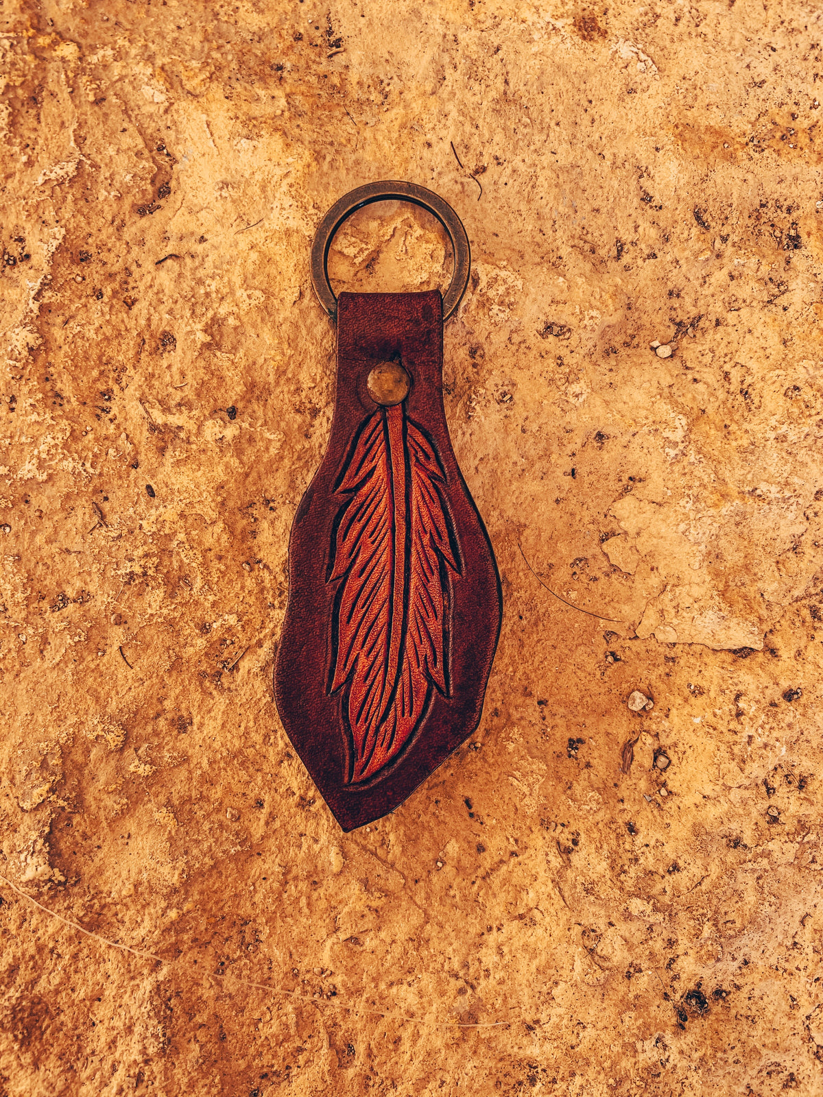 The Juno Leather Keychain