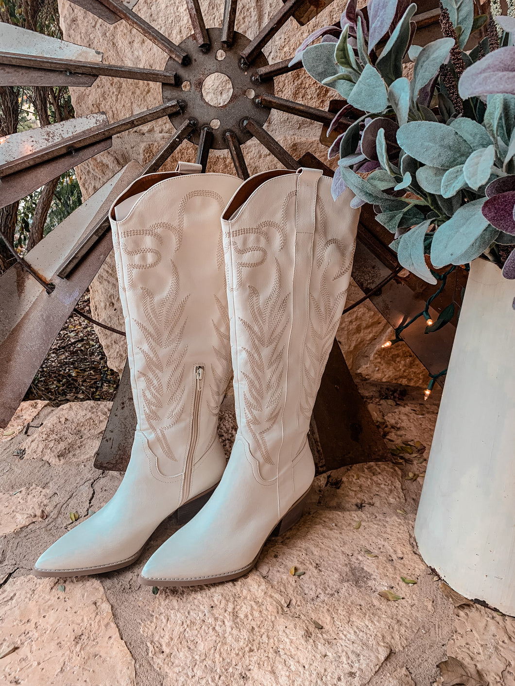 The Baytown Boots (White)