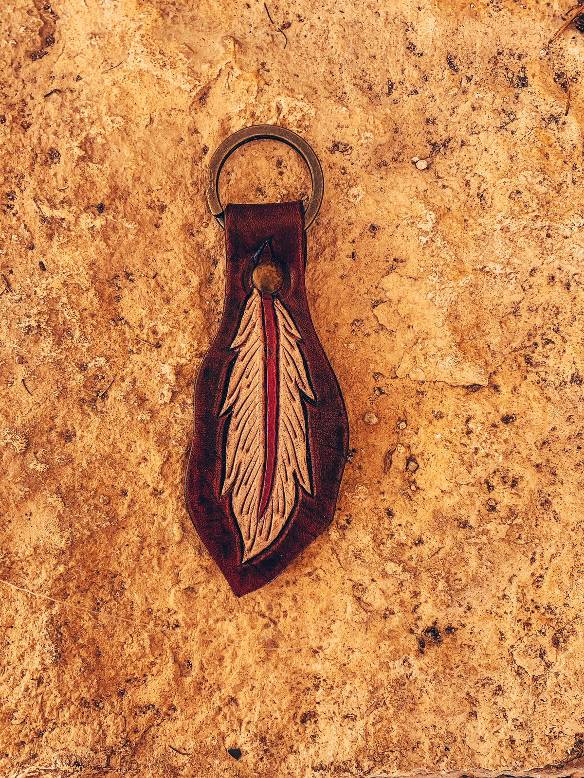 The Juno Leather Keychain