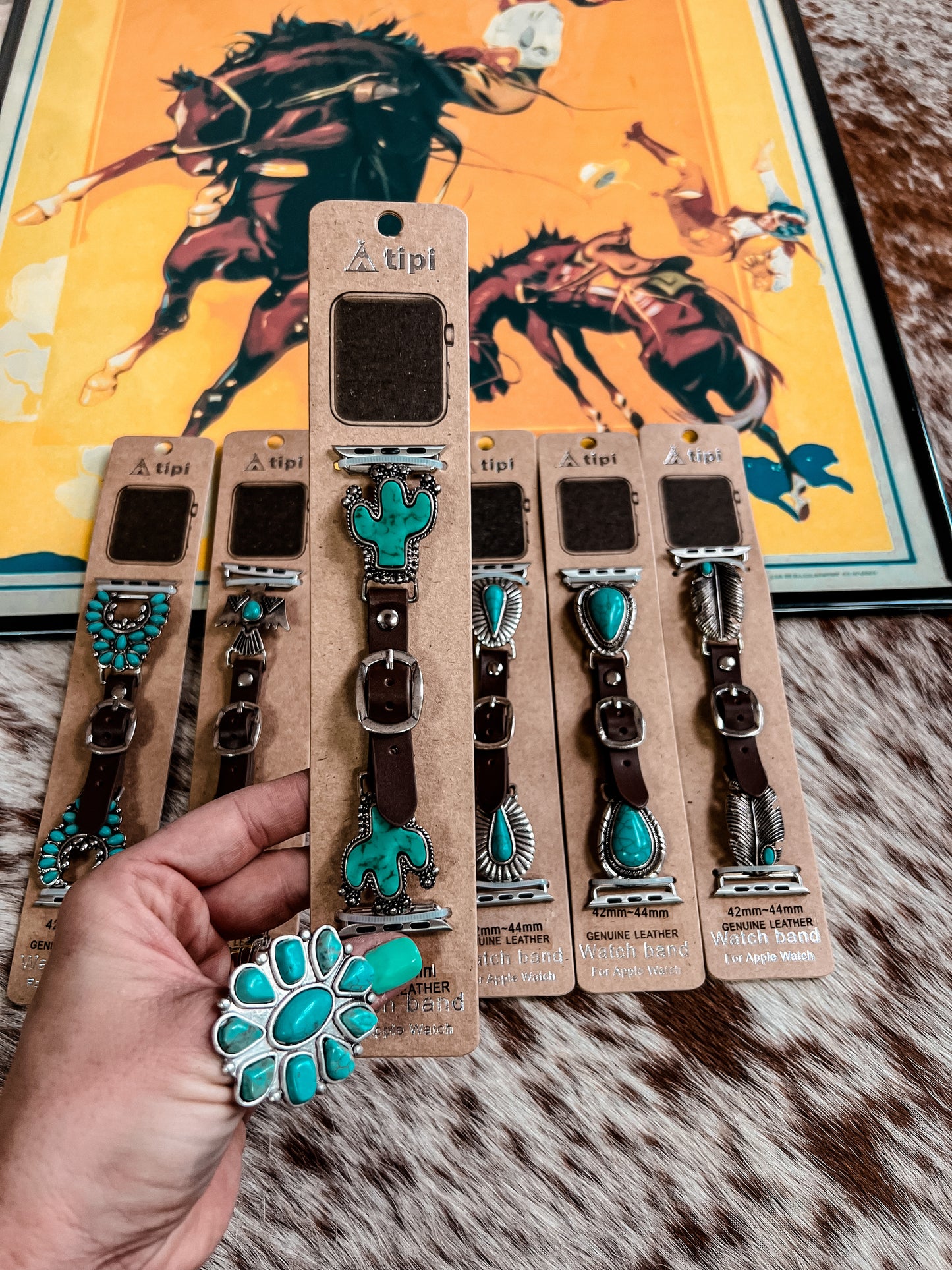 Turquoise Apple Watch Bands - The Vintage Emmie