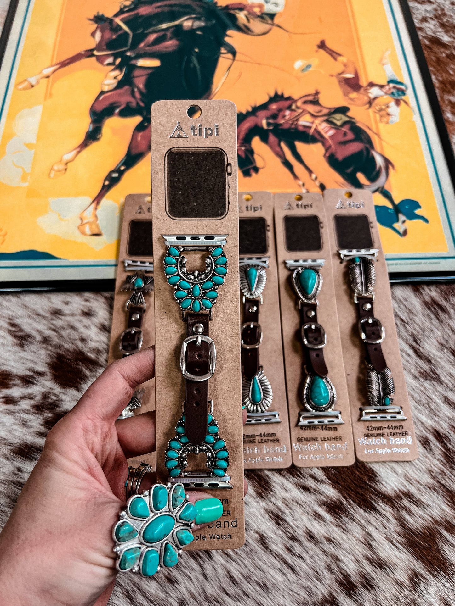 Turquoise Apple Watch Bands - The Vintage Emmie