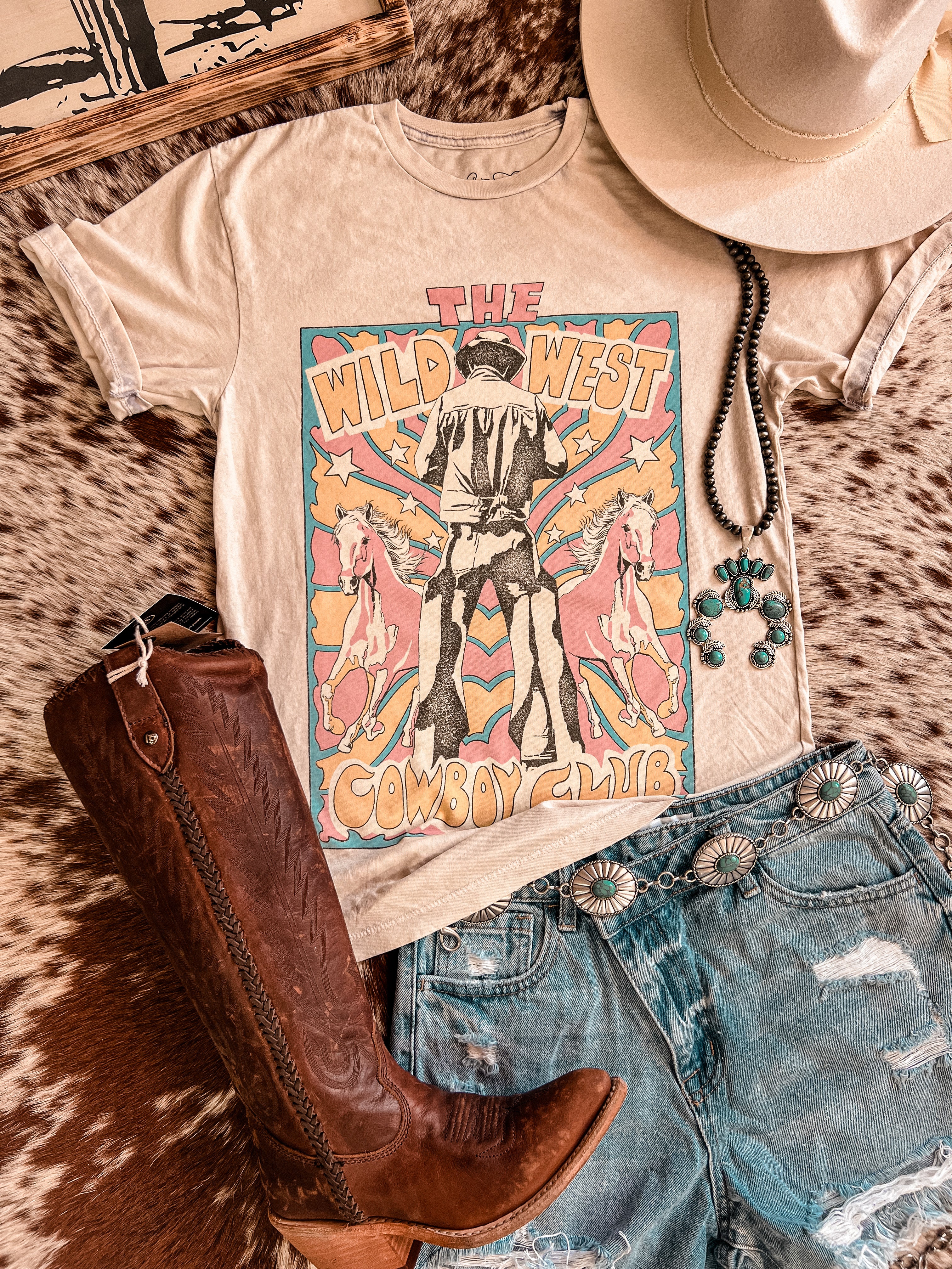 Wild West Cowboys Vintage Tee – The 308 Boutique