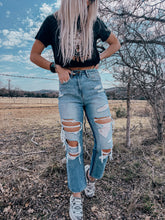 The Calloway Distressed Cropped Jeans