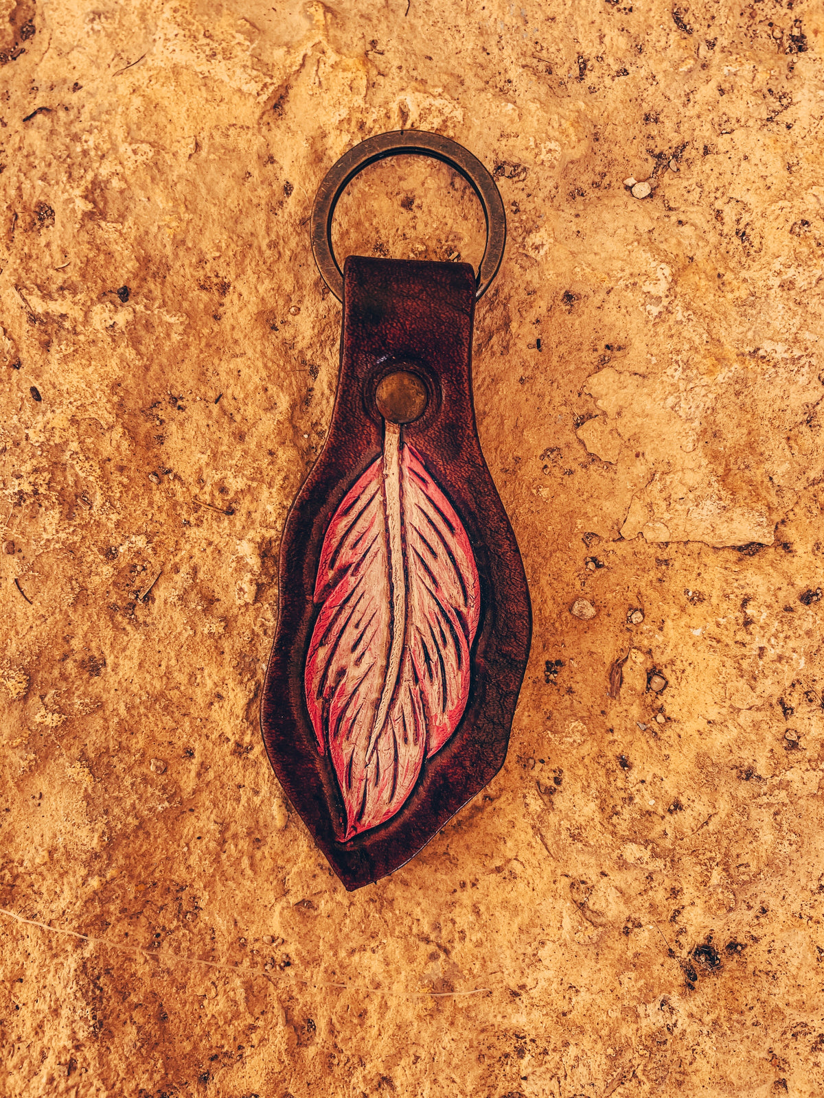 The Juno Leather Keychain