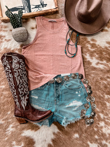 The Ponta Tank Top (Blush)